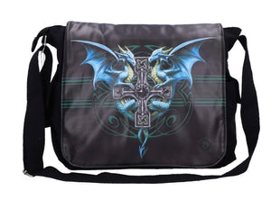 Dragon duo Messenger Shoulder Bag 40cm - Anne stokes