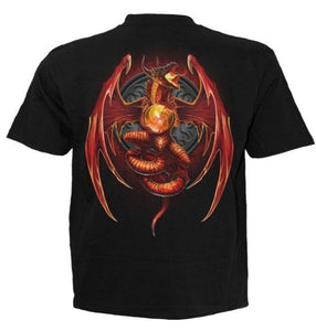 Dragons wrath, short sleeve unisex T-shirt - Spiral direct