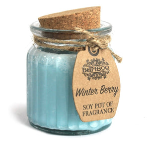 Scented candle - Soy pot of fragrance - Winter berry