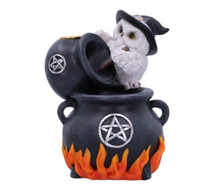 Snowy brew Cauldron Backflow Incense Holder 17cm