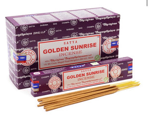 Satya Golden sunrise incense sticks 15g