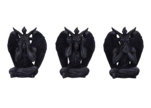 Three wise baphomets 10.2cm