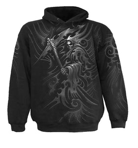 Tribal reaper Hoodie allover print - Spiral direct