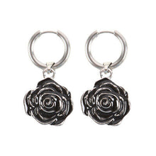 Load image into Gallery viewer, Rose earrings, Stainless steel
