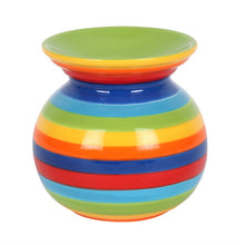 Load image into Gallery viewer, Rainbow stripe oil burner
