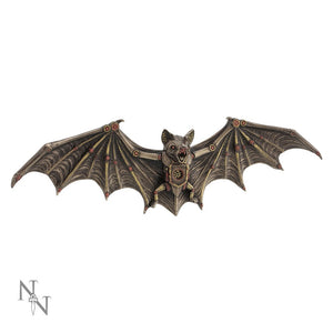 Clockwork bat wall decor 35cm